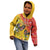 New Zealand Piwakawaka Christmas Kid Hoodie With Maori Pattern