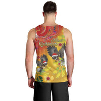 New Zealand Piwakawaka Christmas Men Tank Top With Maori Pattern LT05 - Polynesian Pride