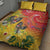 New Zealand Piwakawaka Christmas Quilt Bed Set With Maori Pattern