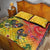 New Zealand Piwakawaka Christmas Quilt Bed Set With Maori Pattern