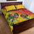 New Zealand Piwakawaka Christmas Quilt Bed Set With Maori Pattern