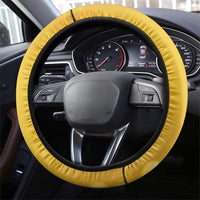 New Zealand Piwakawaka Christmas Steering Wheel Cover With Maori Pattern LT05 - Polynesian Pride