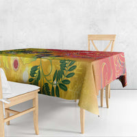 New Zealand Piwakawaka Christmas Tablecloth With Maori Pattern LT05 - Polynesian Pride