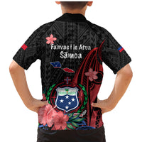 Samoa Independence Day Family Matching Mermaid Dress and Hawaiian Shirt Samoan Warriors Ula Fala LT05 - Polynesian Pride