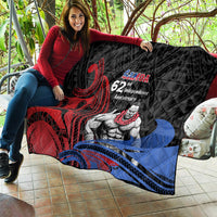 Samoa Independence Day Quilt Samoan Warriors Ula Fala LT05 - Polynesian Pride