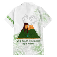 Personalised I LAVA YOU Volcano Valentine Family Matching Puletasi and Hawaiian Shirt Polynesian Tribal Pattern LT05 - Polynesian Pride