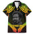 Personalised Vanuatu Father Lini Day Family Matching Long Sleeve Bodycon Dress and Hawaiian Shirt Polynesian Tribal Pattern LT05 Dad's Shirt - Short Sleeve Black - Polynesian Pride