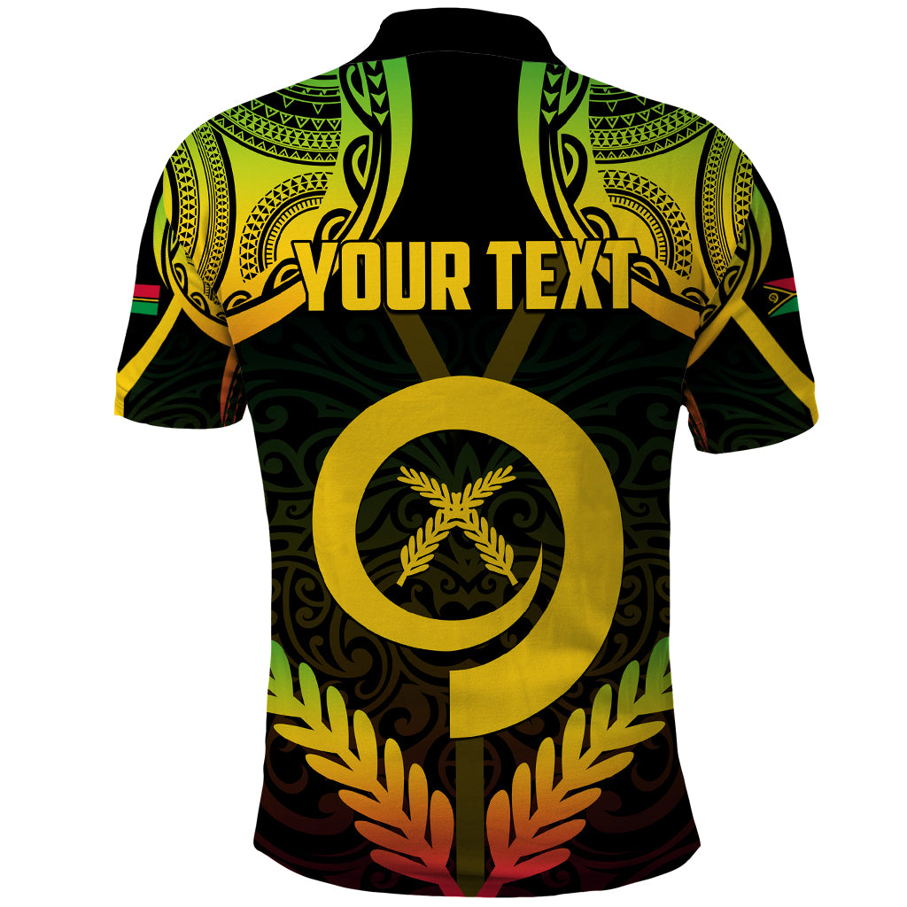 Personalised Vanuatu Father Lini Day Polo Shirt Polynesian Tribal Pattern LT05 - Polynesian Pride