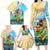 Personalised Hawaii Honolulu Festival Family Matching Long Sleeve Bodycon Dress and Hawaiian Shirt Hula Girls Tropical Vibe LT05 - Polynesian Pride