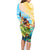 Personalised Hawaii Honolulu Festival Family Matching Long Sleeve Bodycon Dress and Hawaiian Shirt Hula Girls Tropical Vibe LT05 - Polynesian Pride