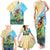 Personalised Hawaii Honolulu Festival Family Matching Tank Maxi Dress and Hawaiian Shirt Hula Girls Tropical Vibe LT05 - Polynesian Pride