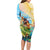 Personalised Hawaii Honolulu Festival Long Sleeve Bodycon Dress Hula Girls Tropical Vibe LT05 - Polynesian Pride