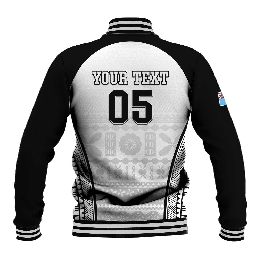 Custom Fiji Tapa Football Baseball Jacket Sporty Style