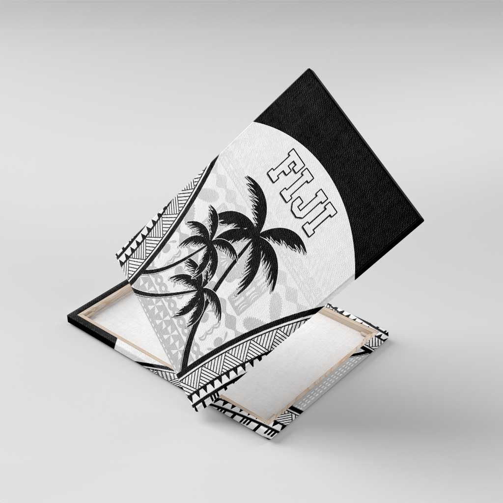 Fiji Tapa Football Canvas Wall Art Sporty Style