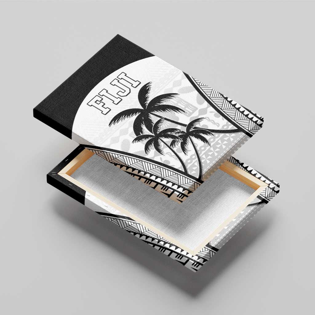 Fiji Tapa Football Canvas Wall Art Sporty Style