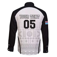 Custom Fiji Tapa Football Family Matching Off Shoulder Maxi Dress and Hawaiian Shirt Sporty Style