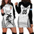 Custom Fiji Tapa Football Hoodie Dress Sporty Style