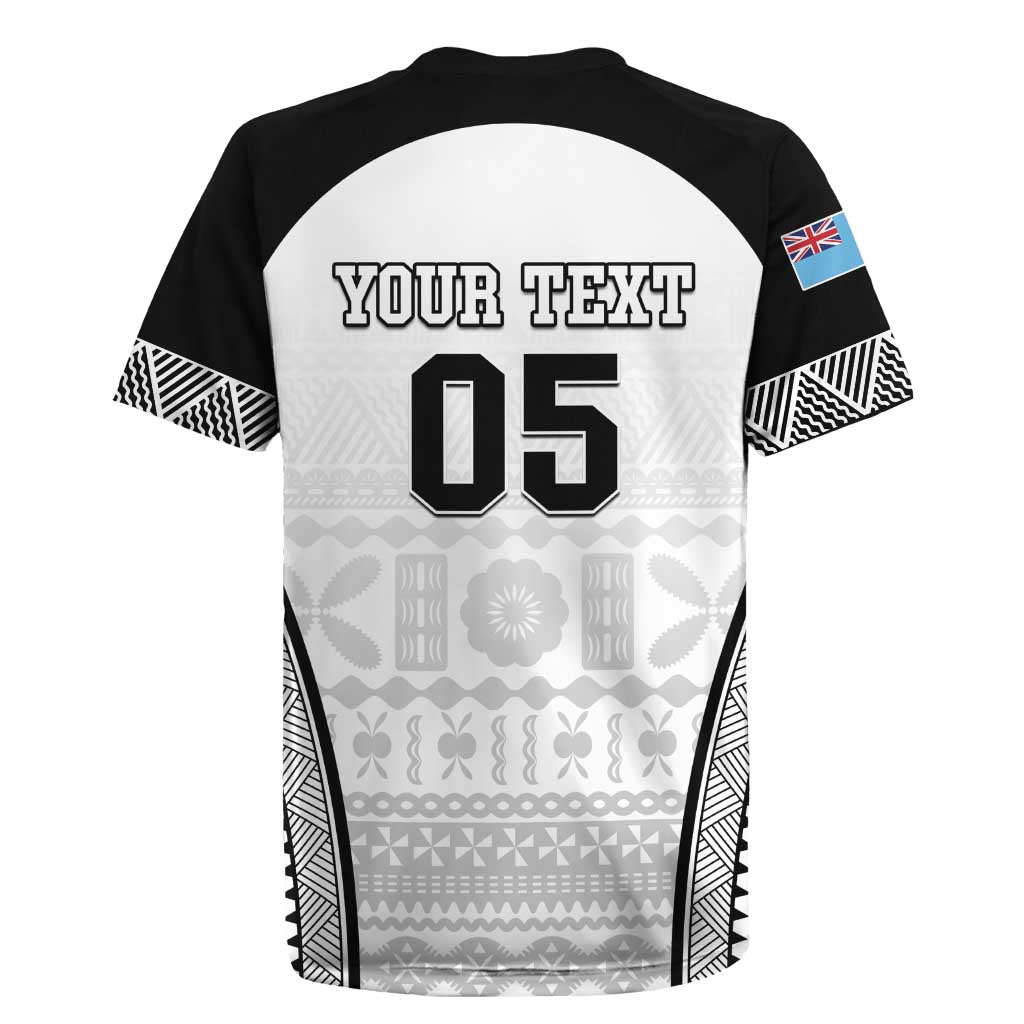 Custom Fiji Tapa Football Rugby Jersey Sporty Style