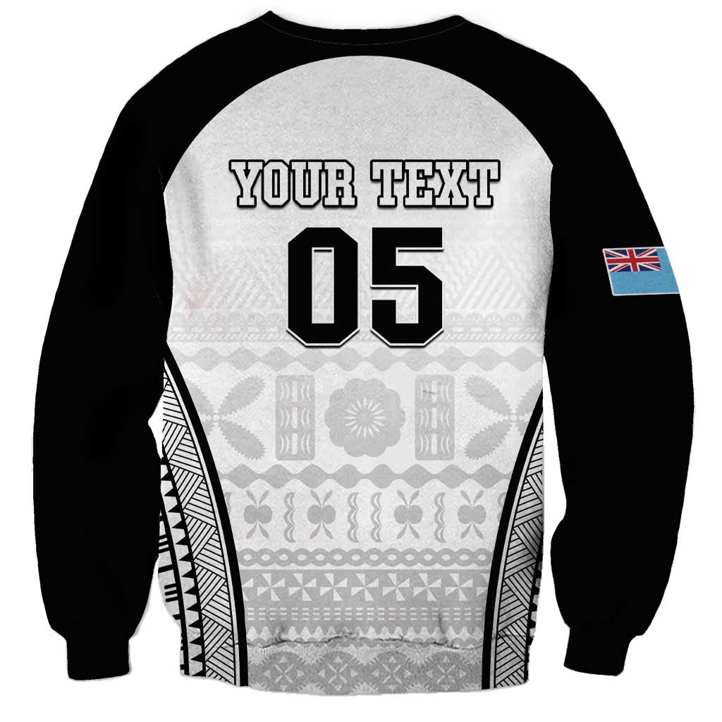 Custom Fiji Tapa Football Sweatshirt Sporty Style