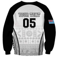 Custom Fiji Tapa Football Sweatshirt Sporty Style