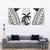 Fiji Tapa Football Tapestry Sporty Style