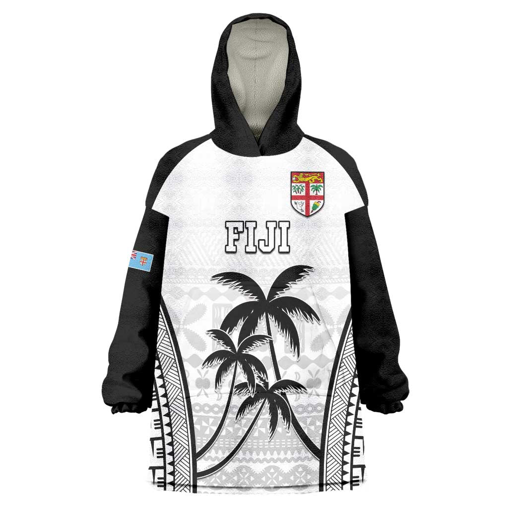 Custom Fiji Tapa Football Wearable Blanket Hoodie Sporty Style