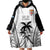 Custom Fiji Tapa Football Wearable Blanket Hoodie Sporty Style