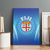 Fiji Football Canvas Wall Art Fijian Tapa Pattern