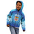 Custom Fiji Football Kid Hoodie Fijian Tapa Pattern