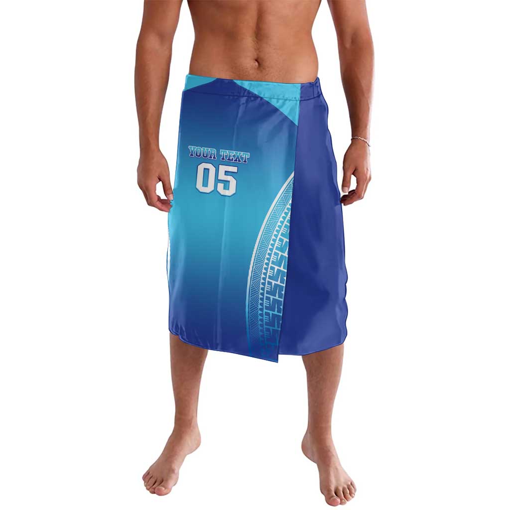 Custom Fiji Football Lavalava Fijian Tapa Pattern