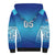 Custom Fiji Football Sherpa Hoodie Fijian Tapa Pattern