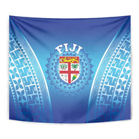 Fiji Football Tapestry Fijian Tapa Pattern
