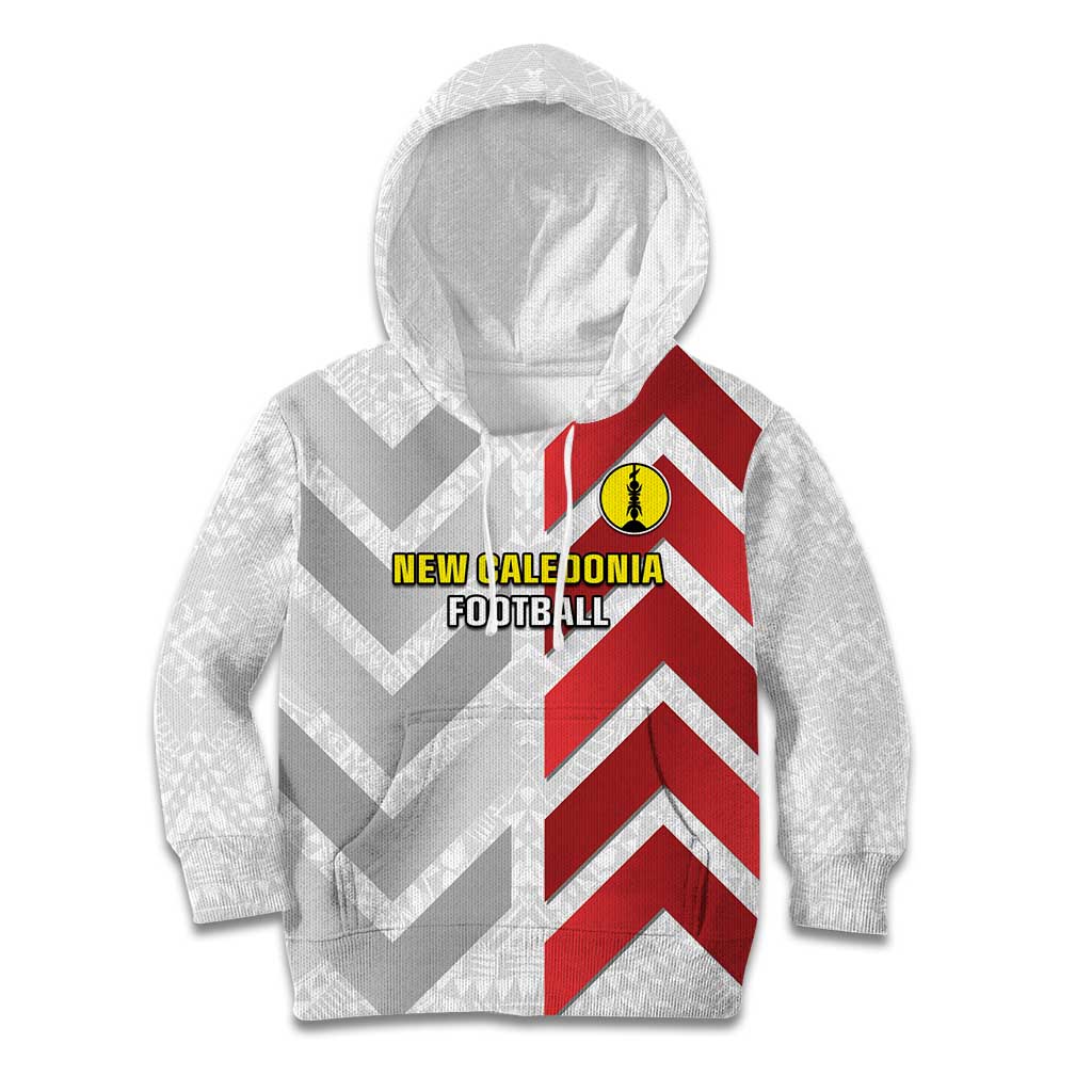 Custom New Caledonia Football Kid Hoodie Unique Style