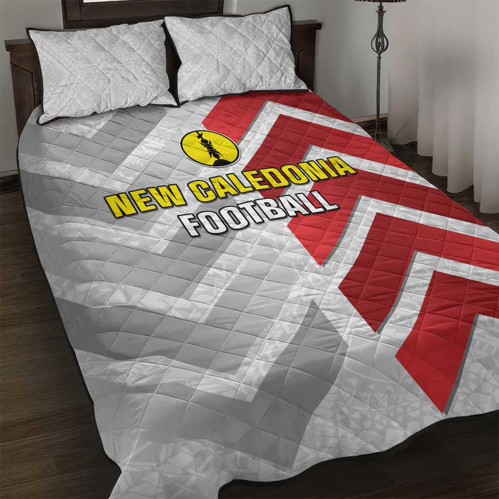 New Caledonia Football Quilt Bed Set Unique Style