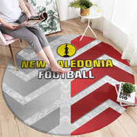 New Caledonia Football Round Carpet Unique Style