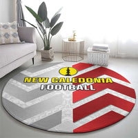 New Caledonia Football Round Carpet Unique Style