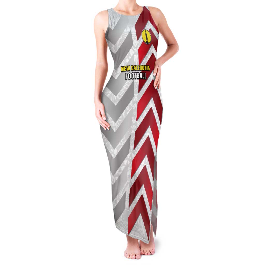 Custom New Caledonia Football Tank Maxi Dress Unique Style