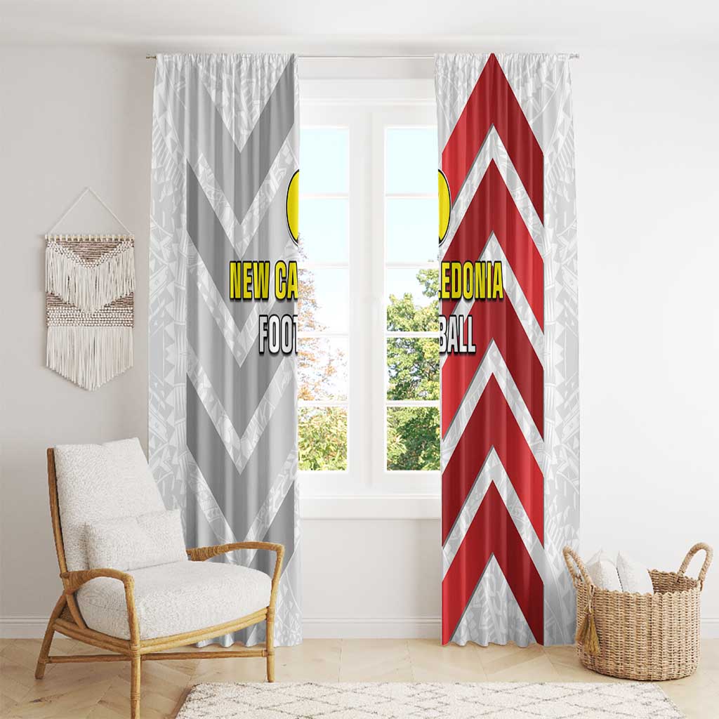 New Caledonia Football Window Curtain Unique Style