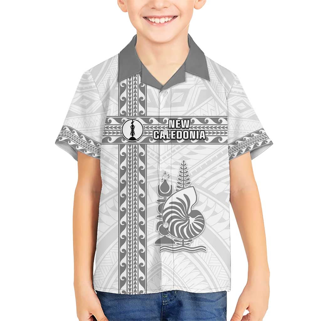 Custom New Caledonia Football Kid Hawaiian Shirt Go The Kagus