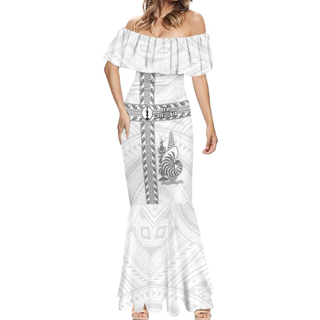 Custom New Caledonia Football Mermaid Dress Go The Kagus