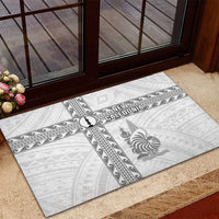 New Caledonia Football Rubber Doormat Go The Kagus