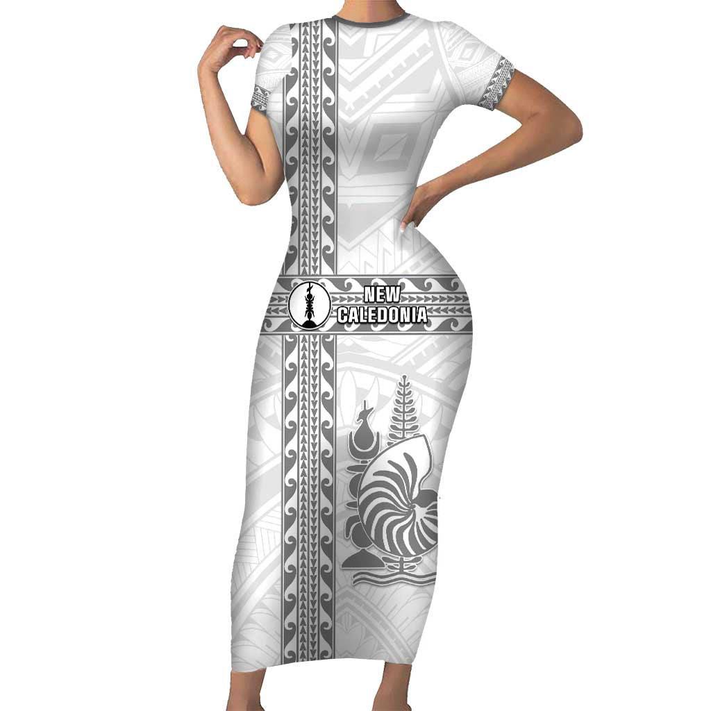 Custom New Caledonia Football Short Sleeve Bodycon Dress Go The Kagus