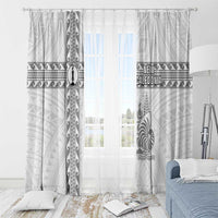 New Caledonia Football Window Curtain Go The Kagus