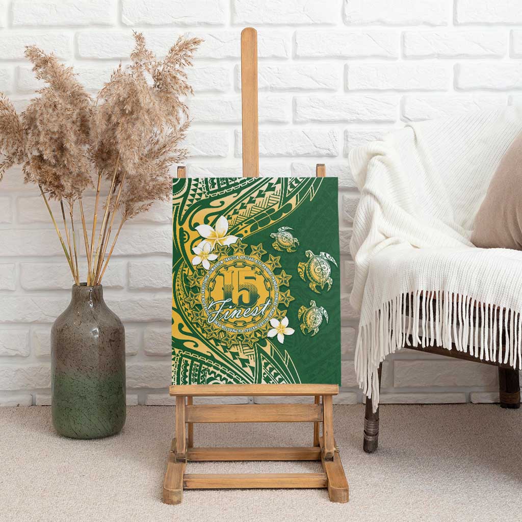 Cook Islands 15 Finest Canvas Wall Art Plumeria Polynesian Turtle