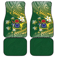 Cook Islands 15 Finest Car Mats Plumeria Polynesian Turtle LT05 - Polynesian Pride