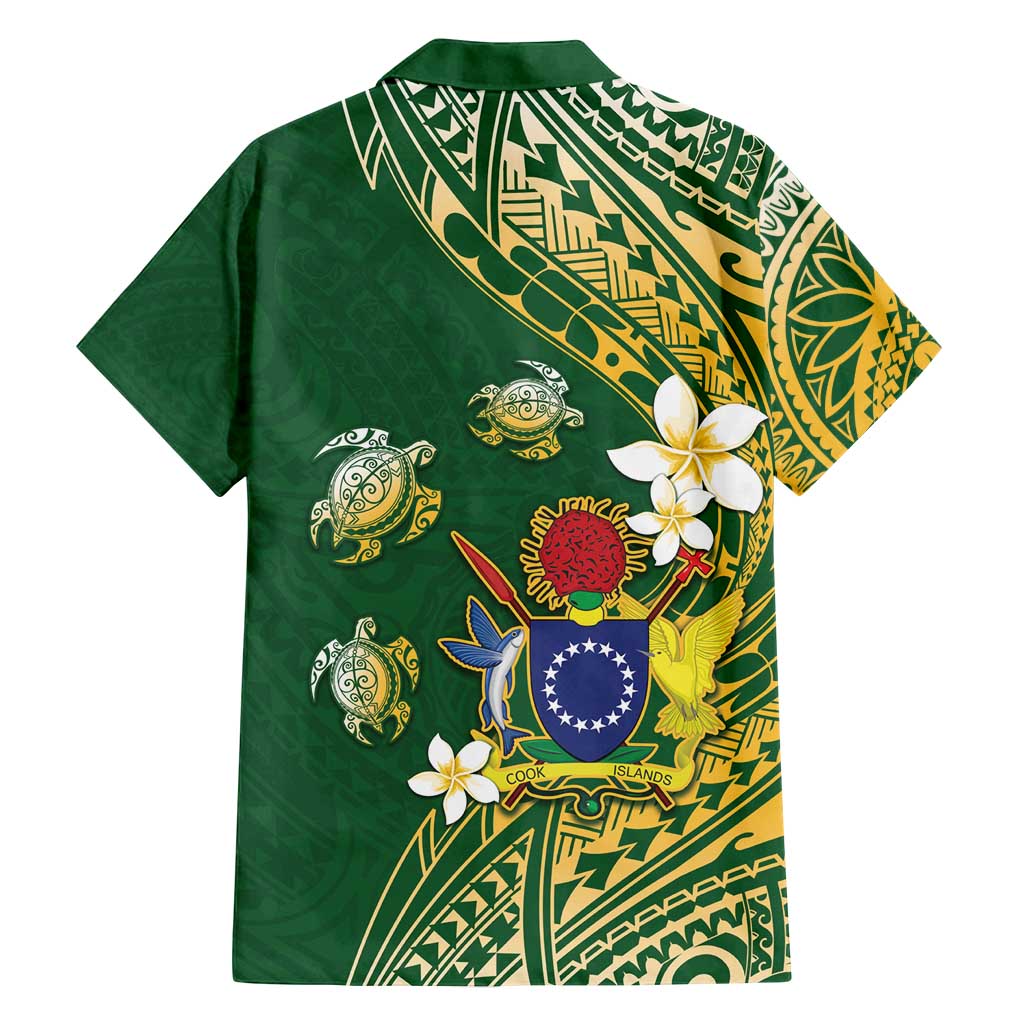 Cook Islands 15 Finest Family Matching Puletasi and Hawaiian Shirt Plumeria Polynesian Turtle