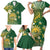 Cook Islands 15 Finest Family Matching Short Sleeve Bodycon Dress and Hawaiian Shirt Plumeria Polynesian Turtle