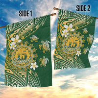 Cook Islands 15 Finest Garden Flag Plumeria Polynesian Turtle LT05 - Polynesian Pride