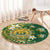 Cook Islands 15 Finest Round Carpet Plumeria Polynesian Turtle