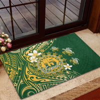 Cook Islands 15 Finest Rubber Doormat Plumeria Polynesian Turtle LT05 - Polynesian Pride